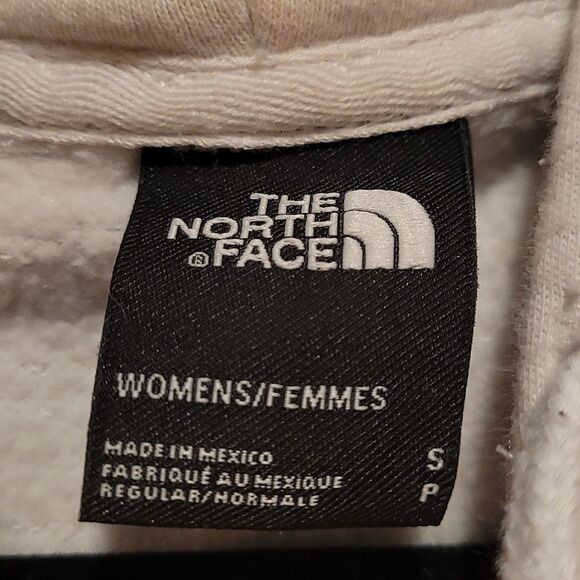 The North Face Women's White Logo Hoodie- Size S - Picture 4 of 5